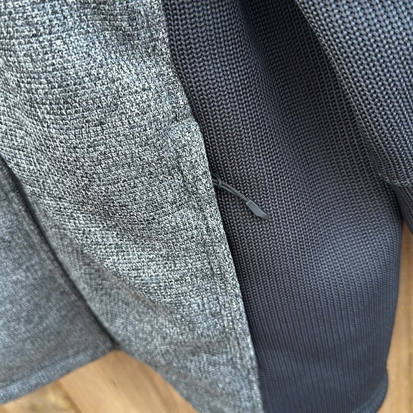 Spyder Heather Gray and Black Zip-Up Jacket Men's Size Medium - Picture 3 of 6